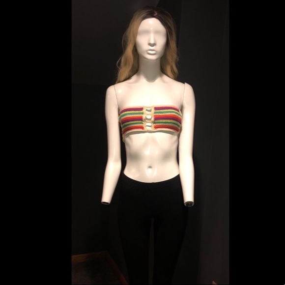 OFFER💰!SMALL Swimwear/ REGULAR Top Multi Color - Picture 2 of 6